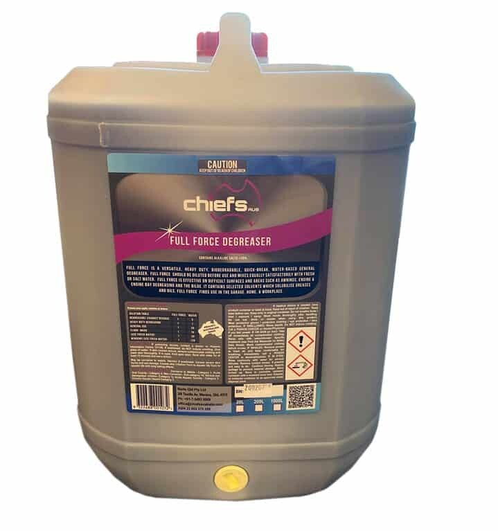 20L Chiefs Full Force Degreaser Touchless Cleaning Chemical